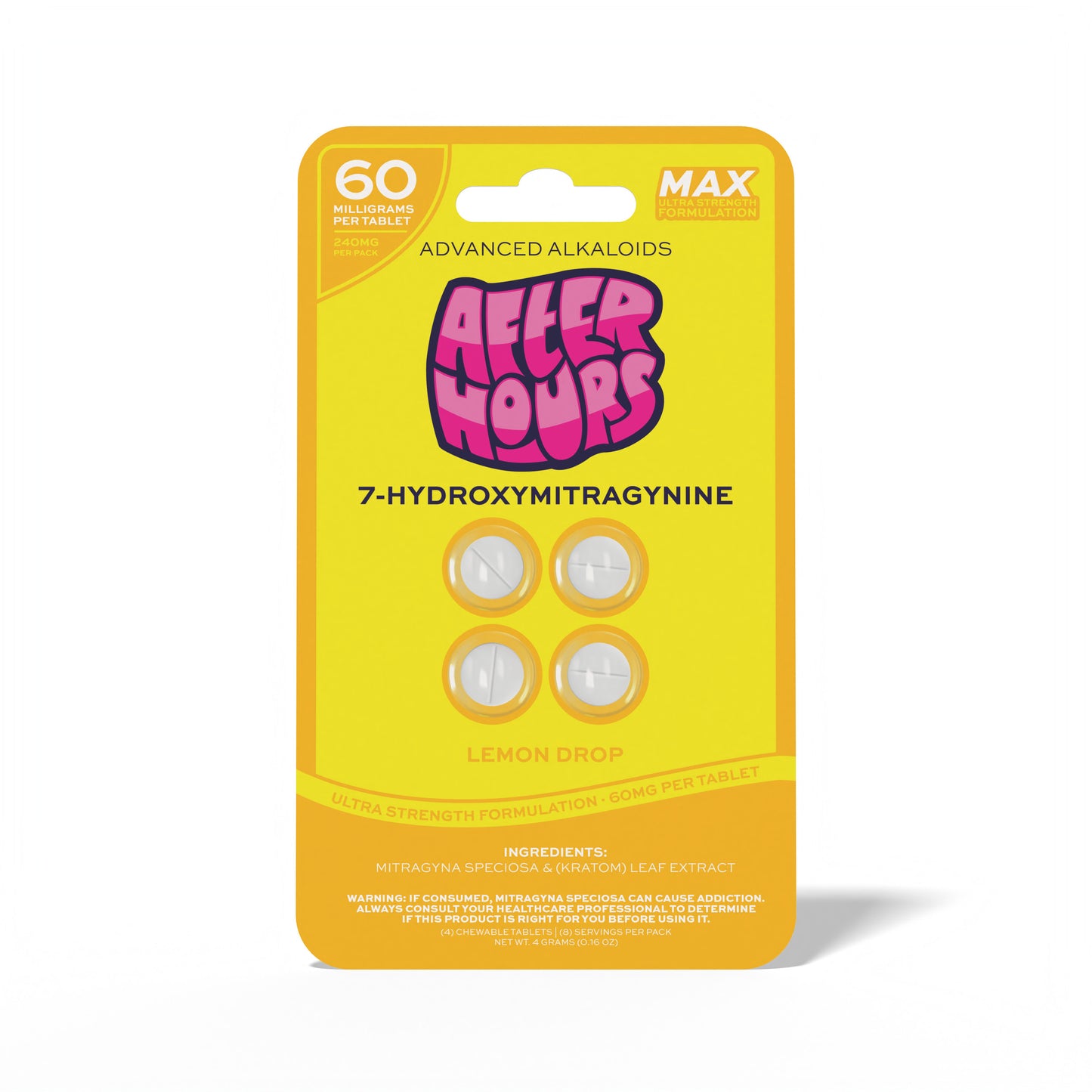After Hours - 7OH - Tablets - Lemon Drop - 240MG