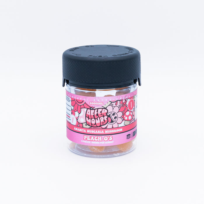 After Hours - Amanita - Delta 9 - Gummies - Edibles - Peach O - 3000MG