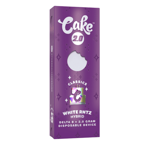 Cake - Delta 8 - Disposable - White RNTZ - 2G - Burning Daily