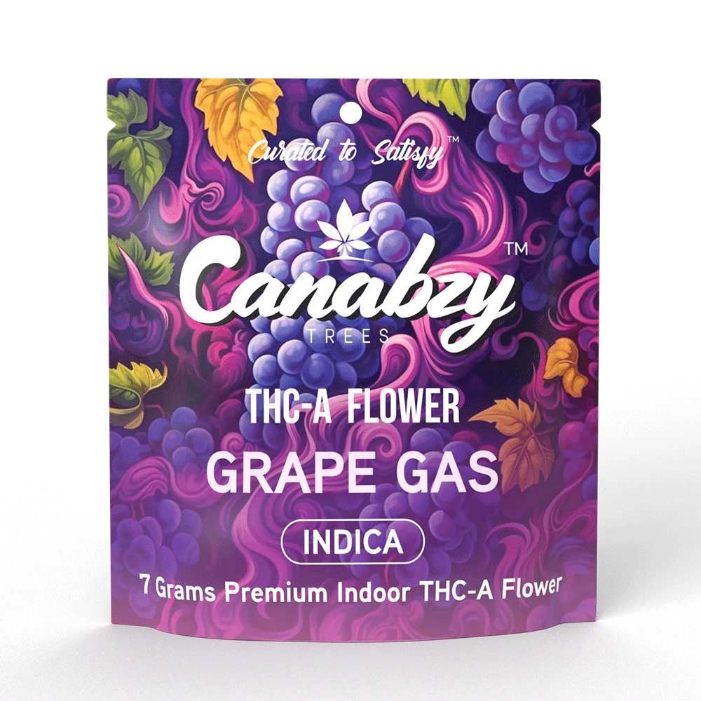 Canabzy - THCA - Flower - Grape Gas - 7G - Burning Daily