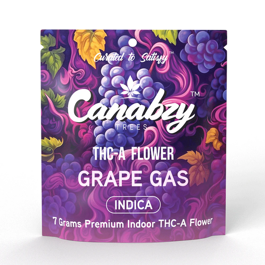Canabzy - THCA - Flower - Grape Gas - 7G - Burning Daily