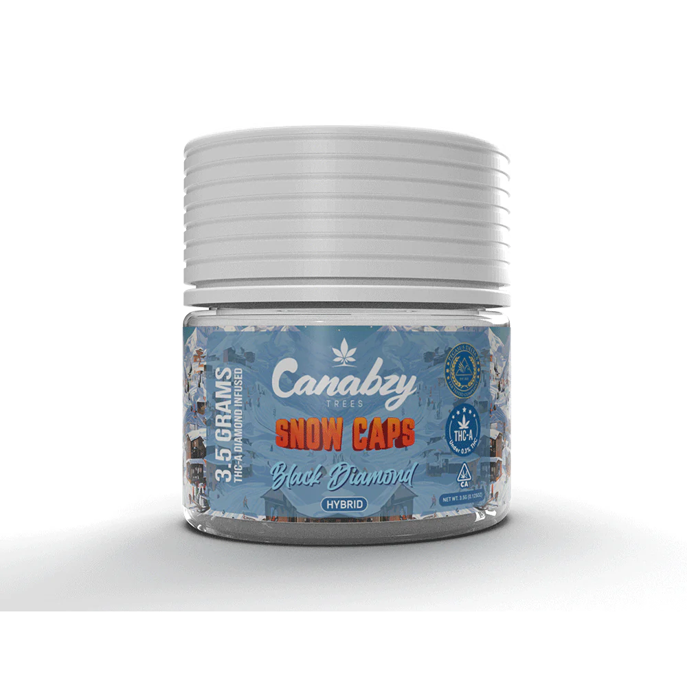 Canabzy - THCA - Snow Cap - Flower - Black Diamond - 3.5G