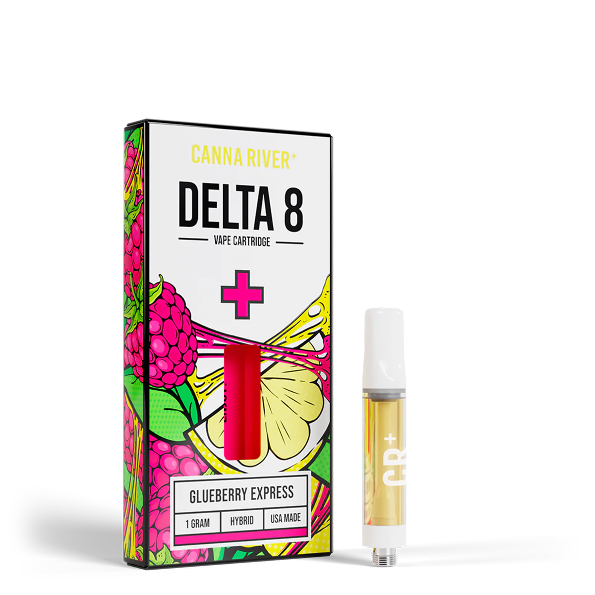 Canna River - Delta 8 - 510 Cartridge - Glueberry Express - 1G
