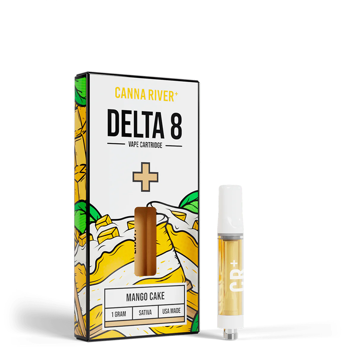 Canna River - Delta 8 - 510 Cartridge - Mango Cake - 1G