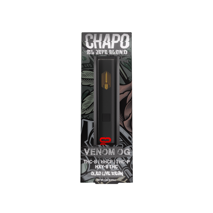 Chapo Extrax - THCB - HHCP - THCP - HXY 8 - Disposable - Venom OG - 3.5G
