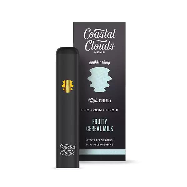 Coastal Clouds - HHC - CBN - HHCP - Disposable - Fruity Cereal Milk - 2G - Burning Daily