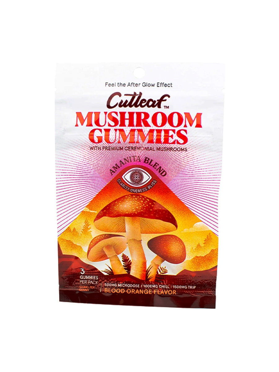 Cutleaf - Amanita Gummies - Blood Orange - 1500MG - Burning Daily