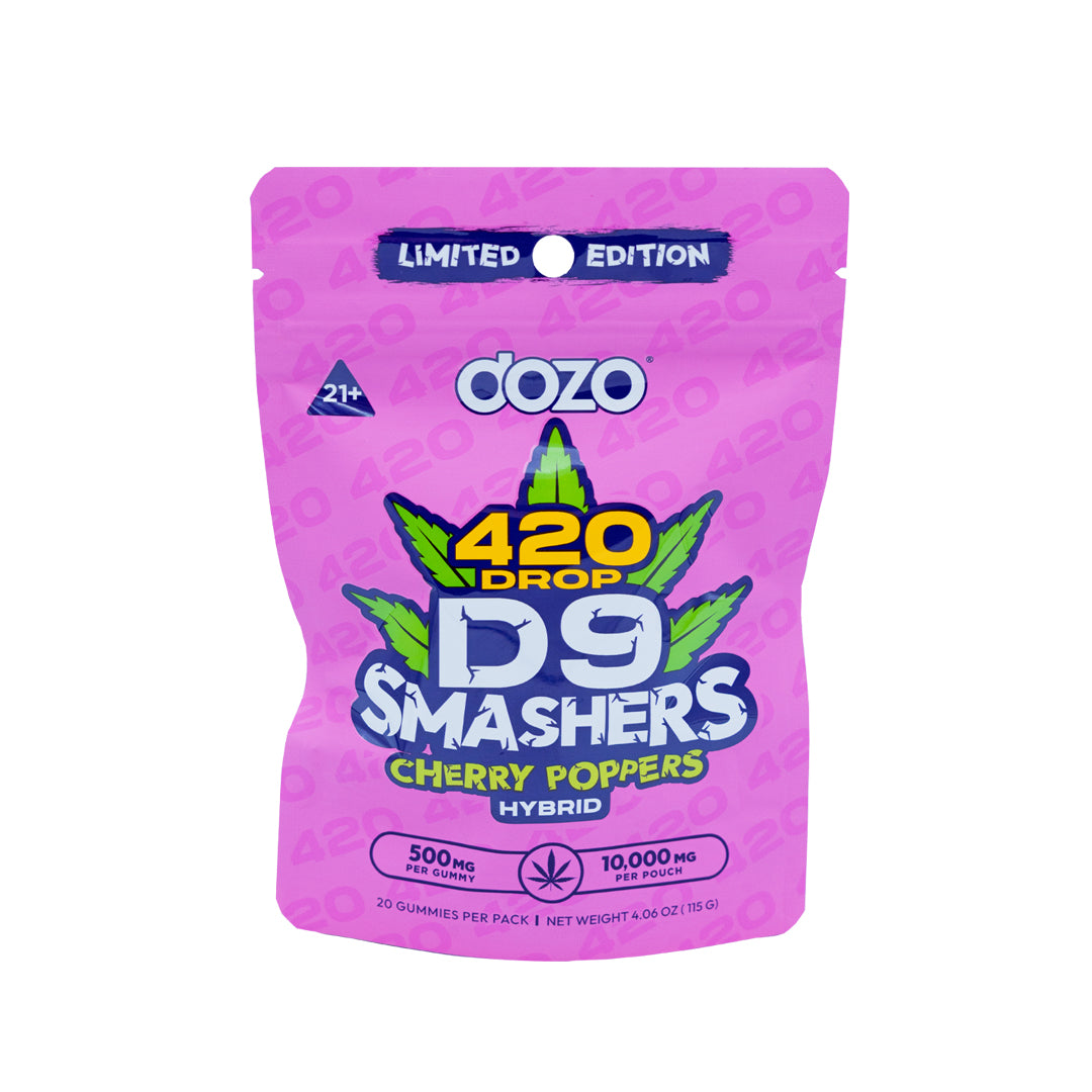 DOZO - D9 - Smasher Gummies - Cherry Poppers - 10000MG