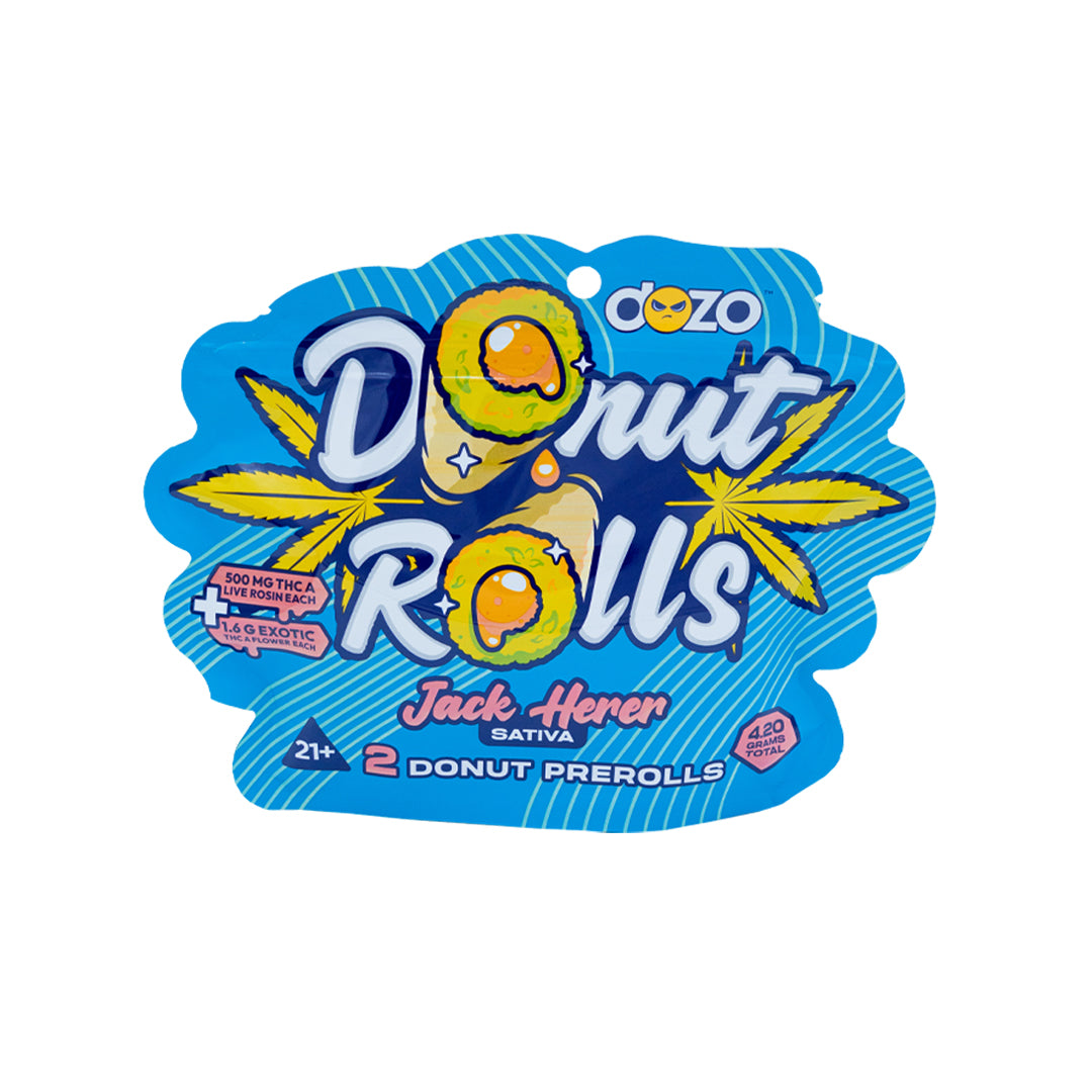 DOZO - THCA - Double Donut Rolls - Hash Hole - Jack Herer - 4.2G