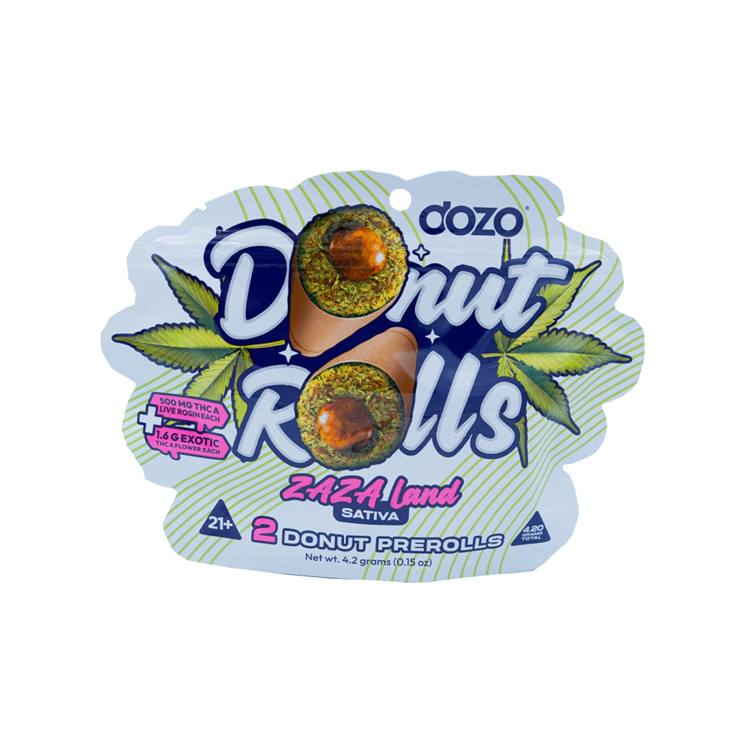 DOZO - THCA - Double Donut Rolls - Hash Hole - ZAZA Land - 4.2G