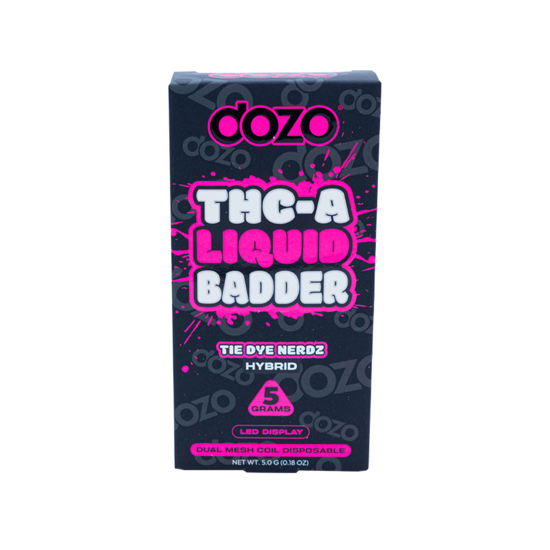 DOZO - THCA - Liquid Badder - Disposable - Tie Dye Nerdz - 5G