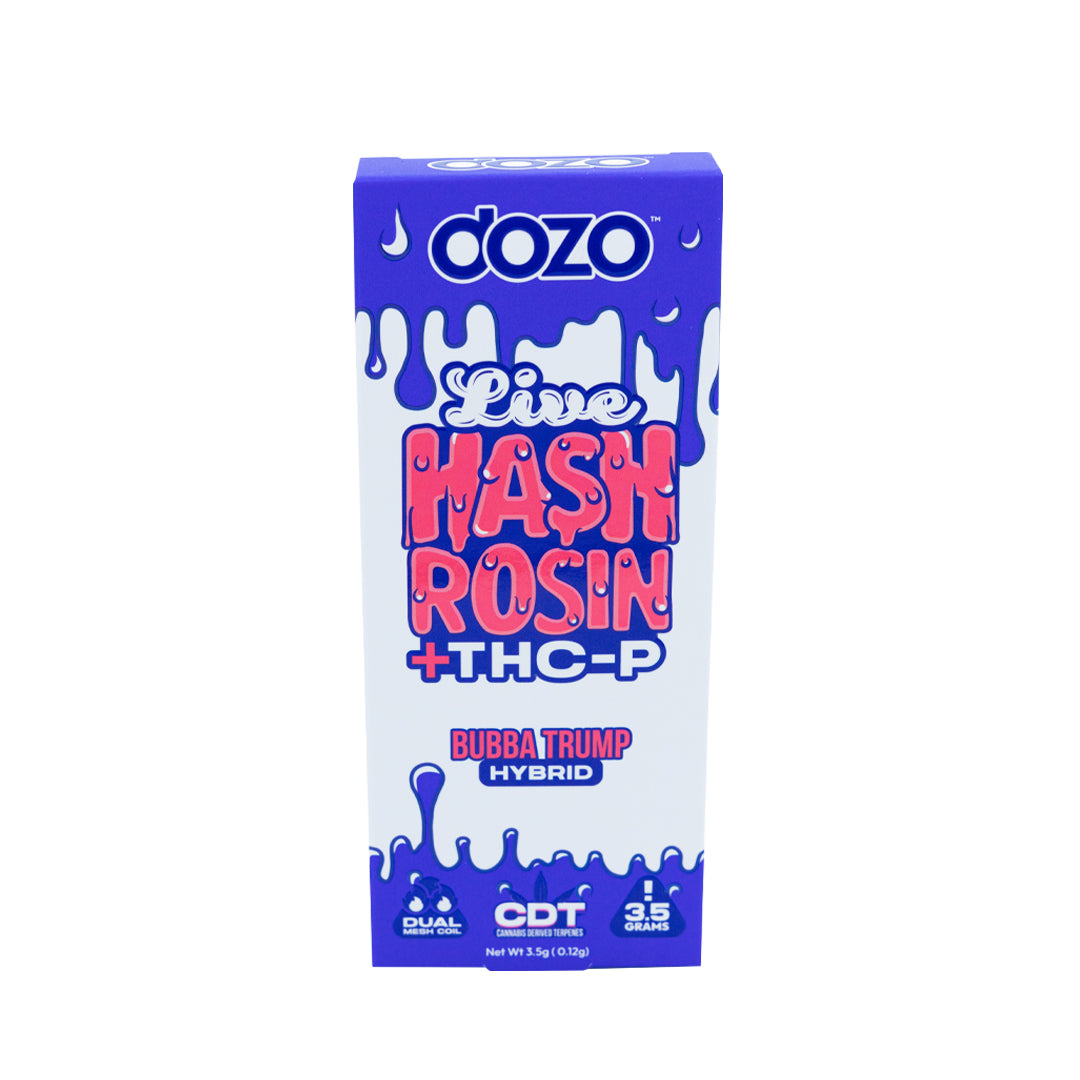 DOZO - THCP - Hash Rosin - Disposable - Bubba Trump - 3.5G