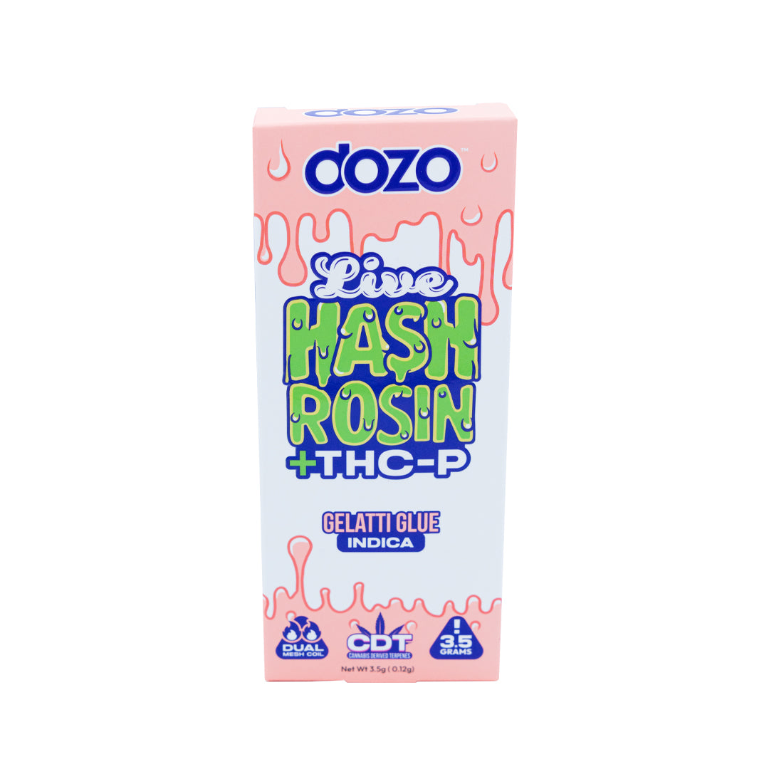 DOZO - THCP - Hash Rosin - Disposable - Gelatti Glue - 3.5G
