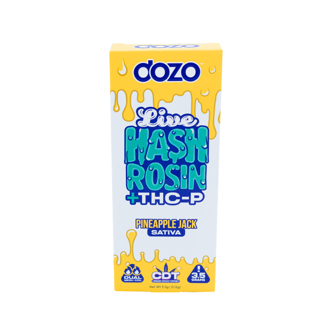 DOZO - THCP - Hash Rosin - Disposable - Pineapple Jack - 3.5G