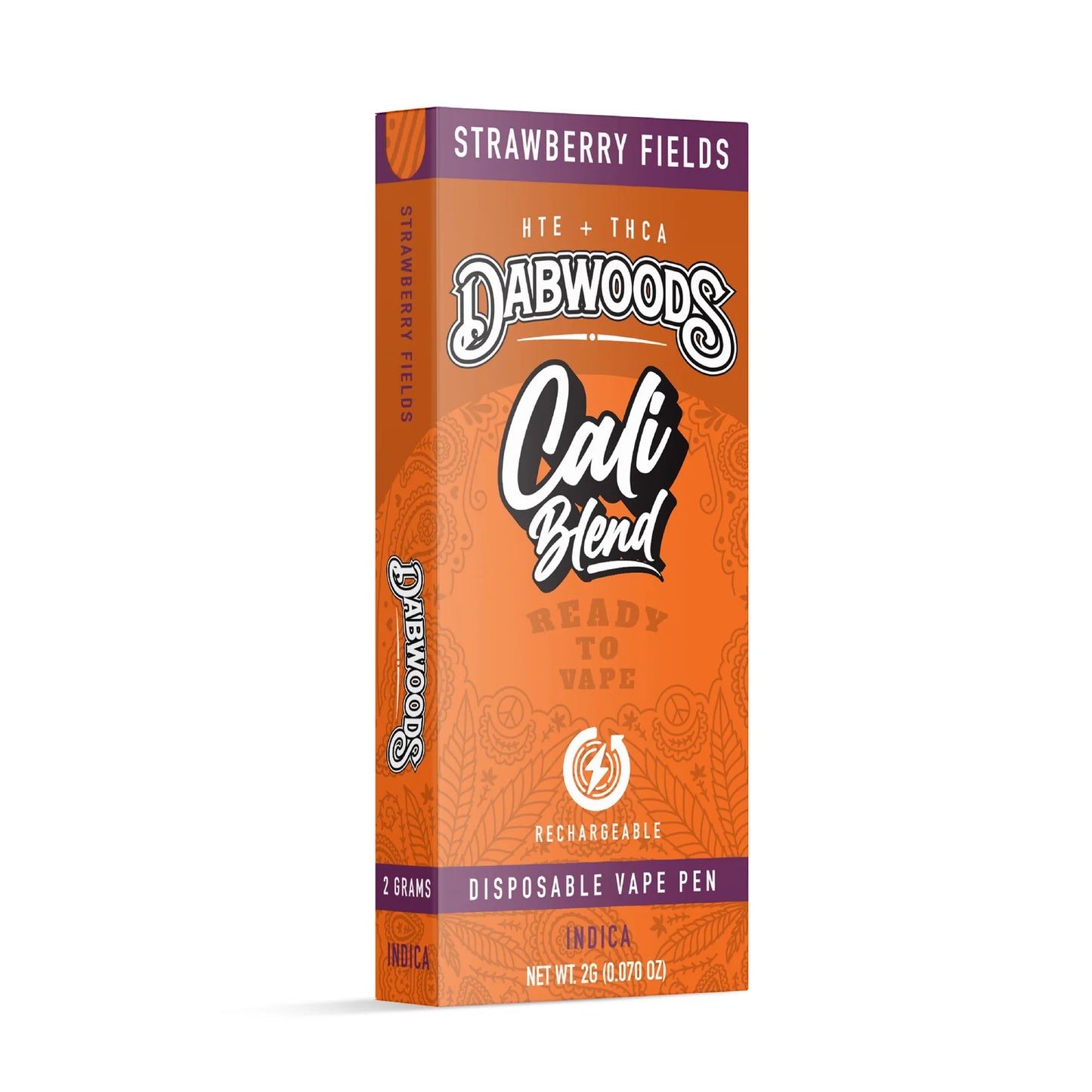 Dabwoods: Cali Blend - HTE/THCA Disposable - Strawberry Fields