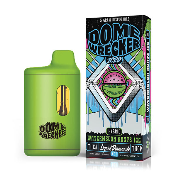 Dome Wrecker - THCA - Liquid Diamond - THCP - ICED - Disposable - Watermelon Runtz - 5G - Burning Daily