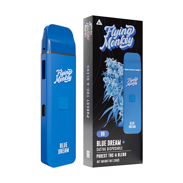 Flying Monkey - Purest - THCA Blend - Disposable - Blue Dream - 6G - Burning Daily