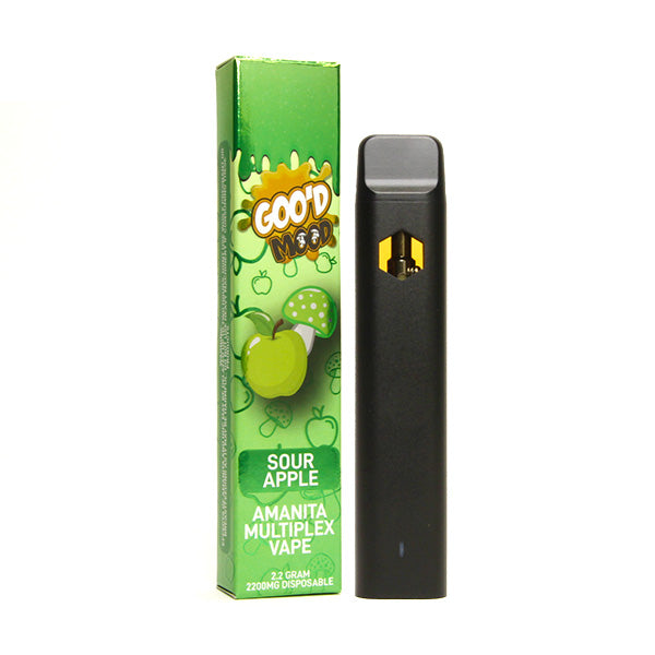 GOO'D Extracts - Amanita - HHC - Disposable - Sour Apple - 2.2G - Burning Daily
