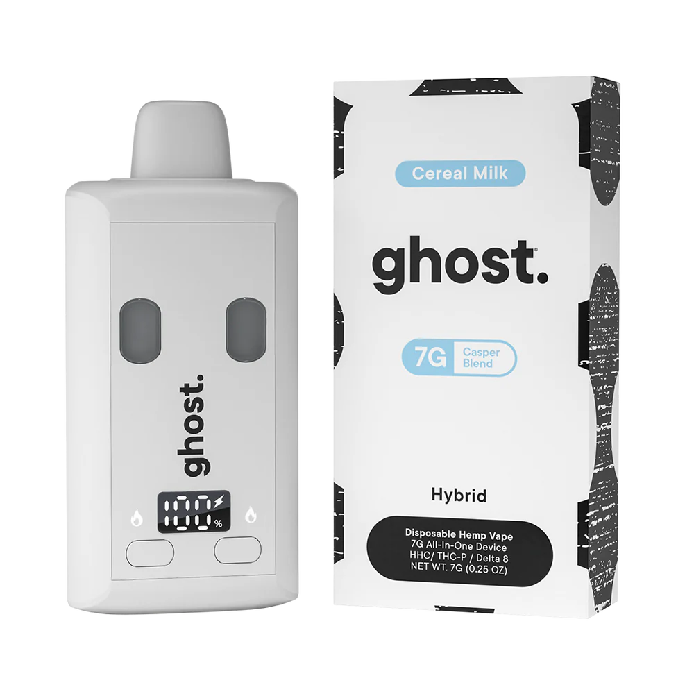 Ghost Hemp - Casper Blend - THCP - HHC - Disposable - Cereal Milk - 7G