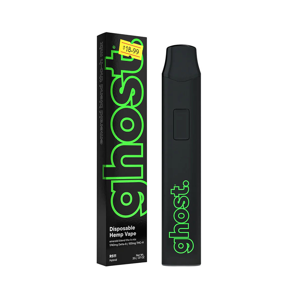 Ghost Hemp - Emerald Blend - Delta 8 - THCH - Disposable - RS11 - 2G