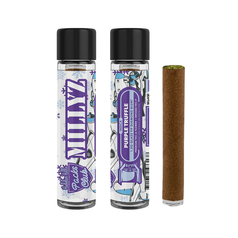 Hidden Hills - Millyz Diamond Blunt - Purple Truffle - 1.5G