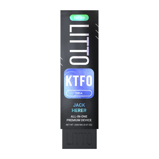 LITTO - KTFO - THCA - Disposable - Jack Herer - 2G - Burning Daily