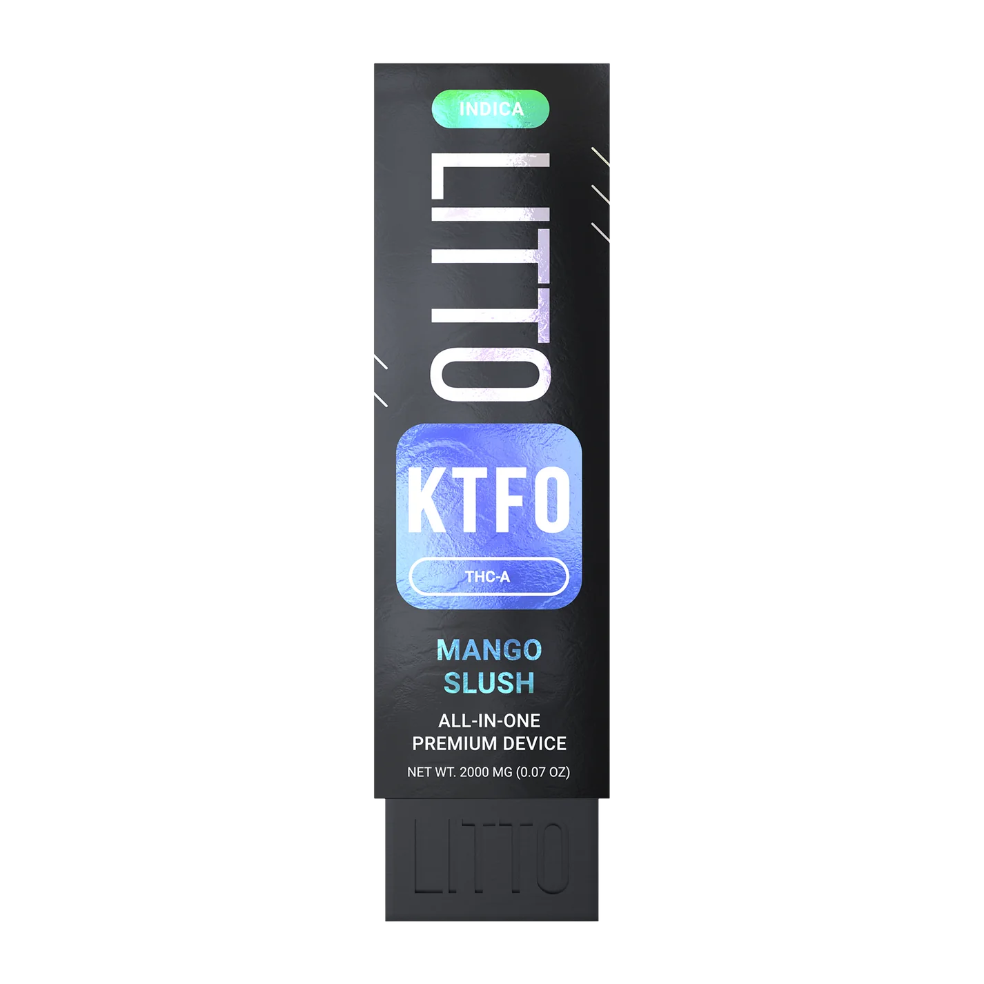 LITTO - KTFO - THCA - Disposable - Mango Slush - 2G - Burning Daily