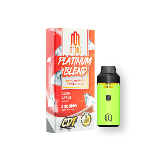 Modus - CB9A - THCP - Disposable - Alien Apple - 3G - Burning Daily