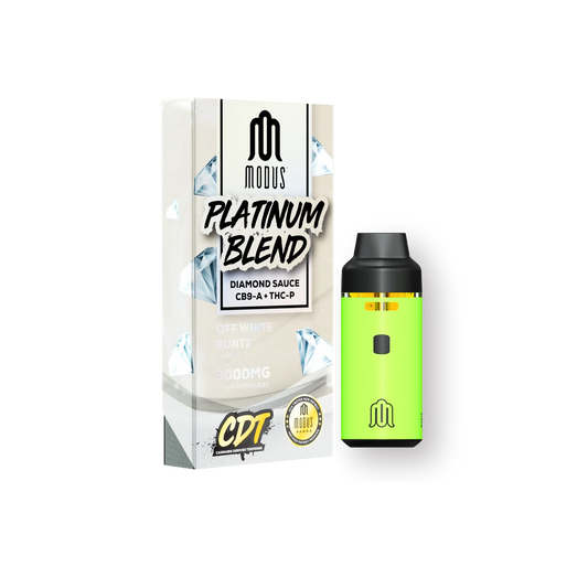 Modus - CB9A - THCP - Disposable - Off White Runtz - 3G - Burning Daily