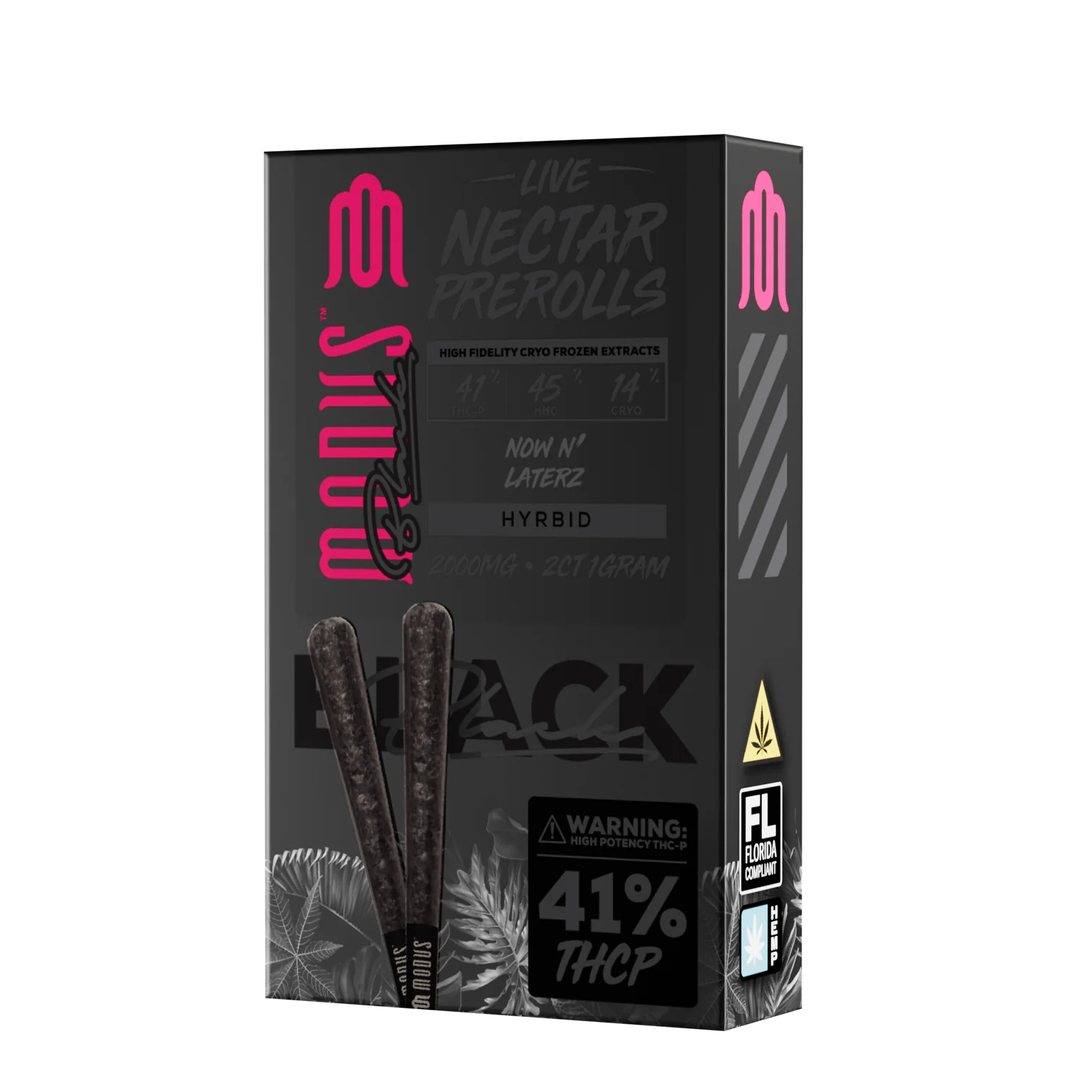 Modus: Live Nectar Prerolls - THCP - Hybrid - Now N' Laterz - Burning Daily