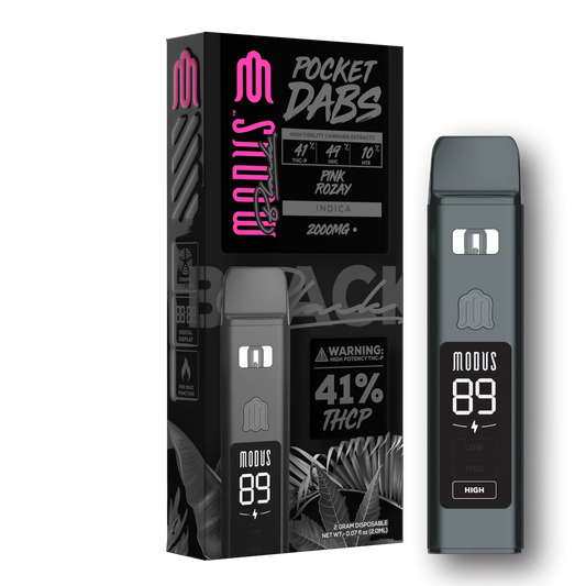 Modus - Pocket Dabs - THCP - HHC - HTE - Disposable - Pink Rozay - 2G - Burning Daily
