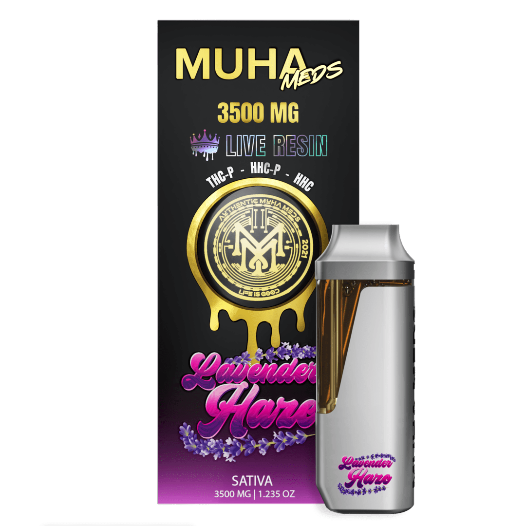 Muha Meds - Live Resin - Disposable - Lavender Haze - 3.5G