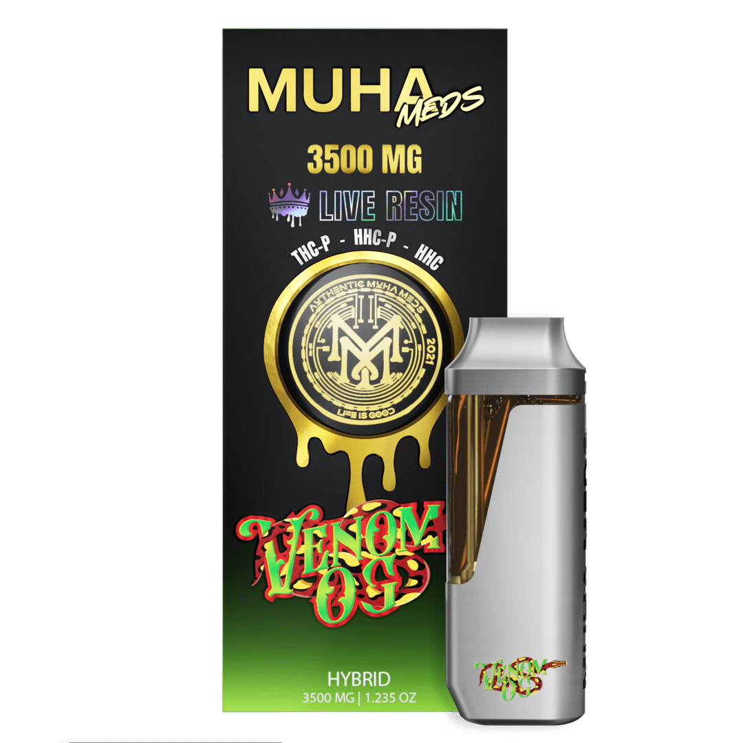 Muha Meds - Live Resin - Disposable - Venom OG - 3.5G