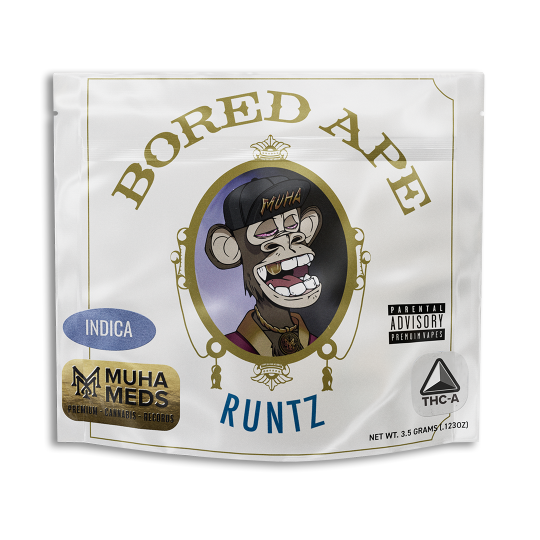 Muha Meds - THCA - Indoor Flower - Bored Ape Runtz - 3.5G