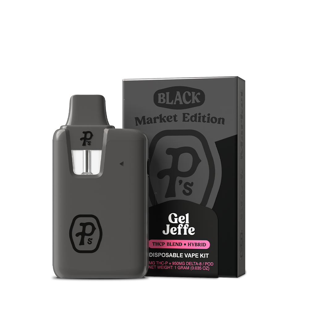 Pushin P's - Black Market Edition - THCP - Disposable - Gel Jeffe - 1G