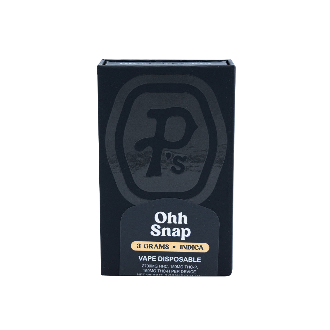 Pushin P's - Black Market Edition - THCP - HHC - Disposable - Oh Snap - 3G