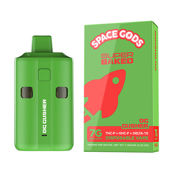 Space Gods - Super Baked - THCP - HHCP - Disposable - OG Gusher - 7G