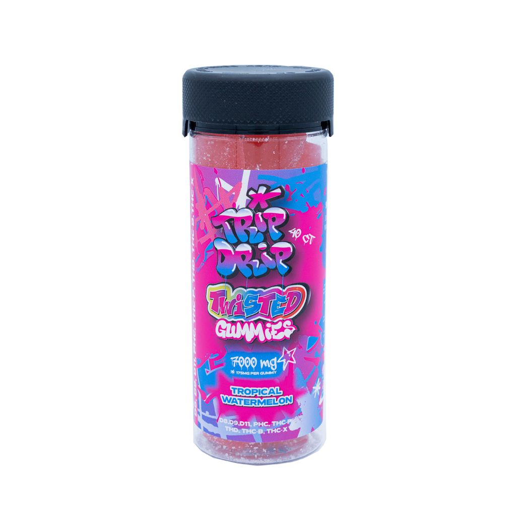 Trip Drip - Twisted - Gummies - Tropical Watermelon - 7000GMG - Burning Daily