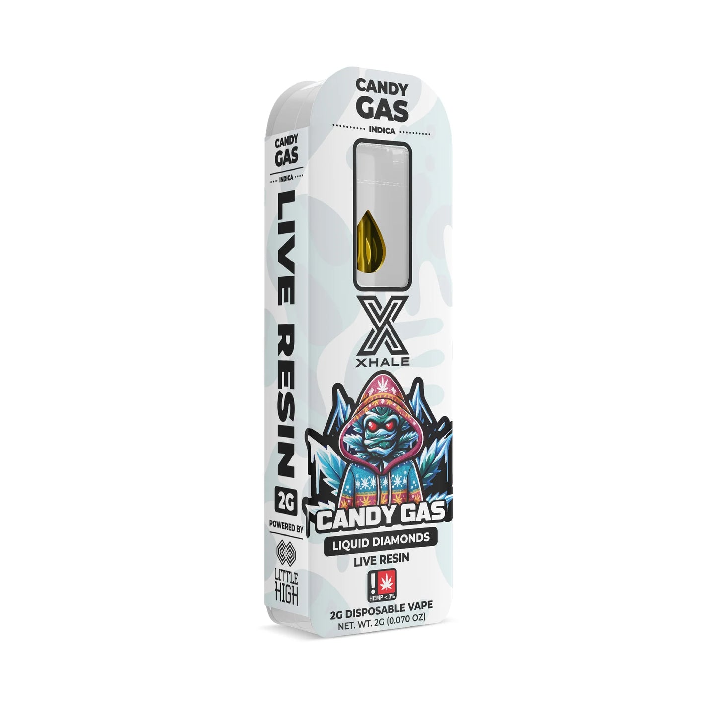 Xhale - Live Resin - THCA - Px9 - Disposable - Candy Gas - 2G
