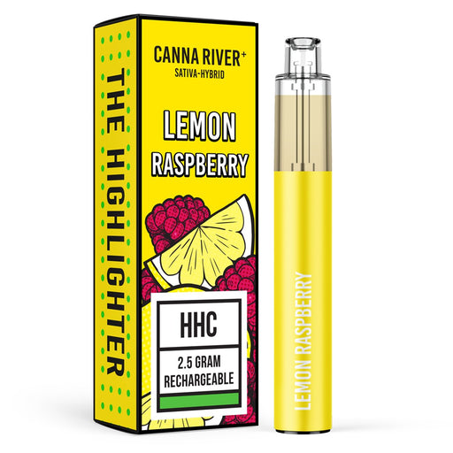 Canna River - Highlighter - HHC - Disposable -Lemon Raspberry - 2.5G - Burning Daily