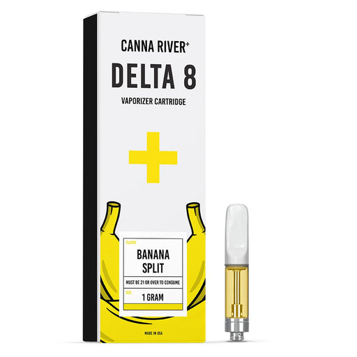 Canna River - Delta 8 - 510 Cartridge - Banana Split -1G - Burning Daily