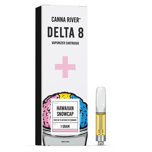 Canna River - Delta 8 - 510 Cartridge - Hawaiian Snowcap -1G - Burning Daily