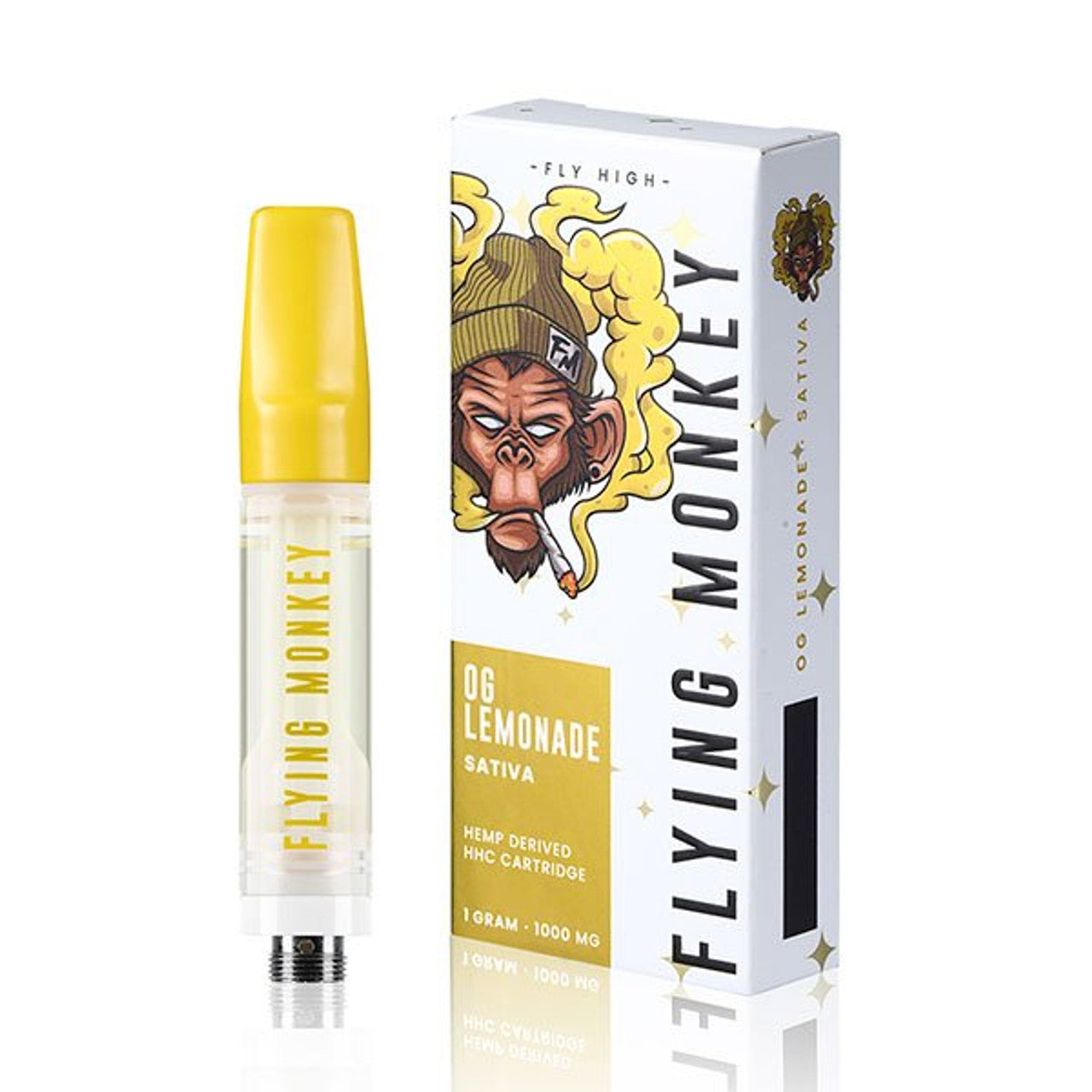 Flying Monkey - HHC - 510 Cartridge - OG Lemonade - 1G - Burning Daily