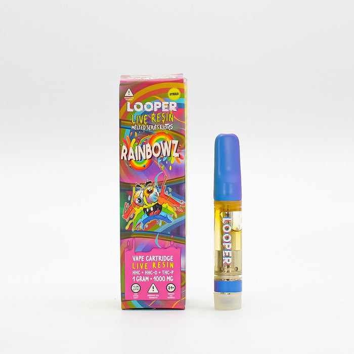 Looper - Melted Series - Live Resin - Delta 8 - HHC - THCO - 510 Cartridge - Rainbowz- 1G