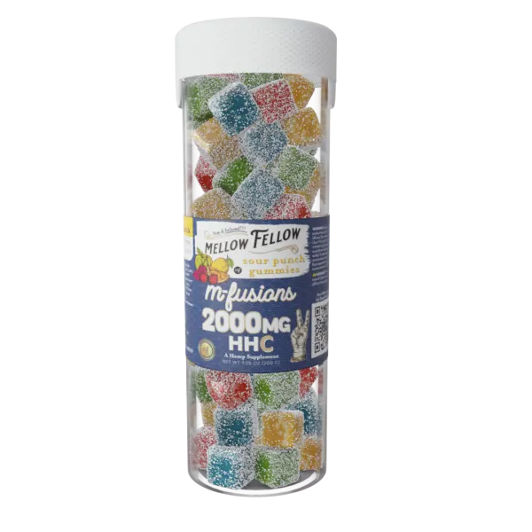 Mellow Fellow - HHC - Edibles - Gummies - Sour Punch - 2000MG