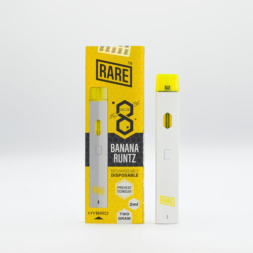 Rare - Delta 8 - Disposable - Banana Runtz - 2G - Burning Daily