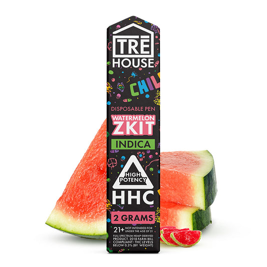 TRE House - HHC - Disposable - Watermelon Zkit - 2G - Burning Daily