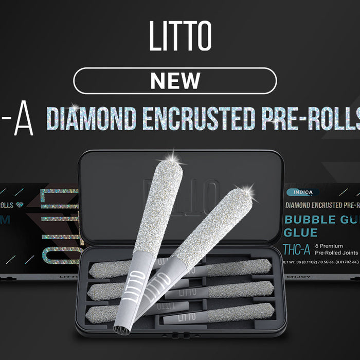 LITTO THCA Diamond Encrusted Prerolls Review