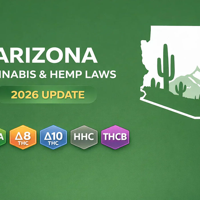 Arizona Cannabis & Hemp Laws (THCA, D8, D10, HHC, THCP, THCB) — 2026 Update