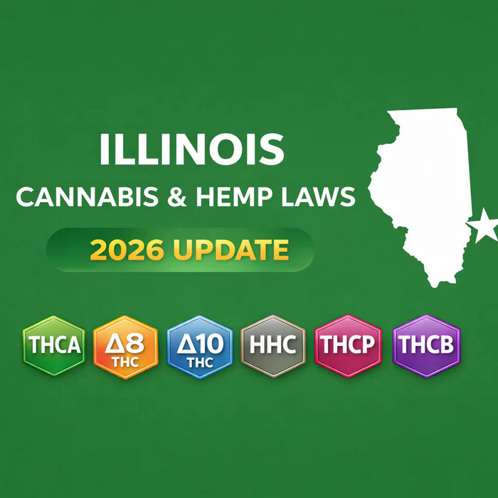 Illinois Cannabis & Hemp Laws (THCA, D8, D10, HHC, THCP, THCB) — 2026 Update